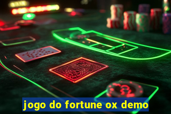 jogo do fortune ox demo